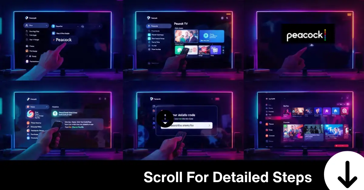 Peacock TV Activation Example