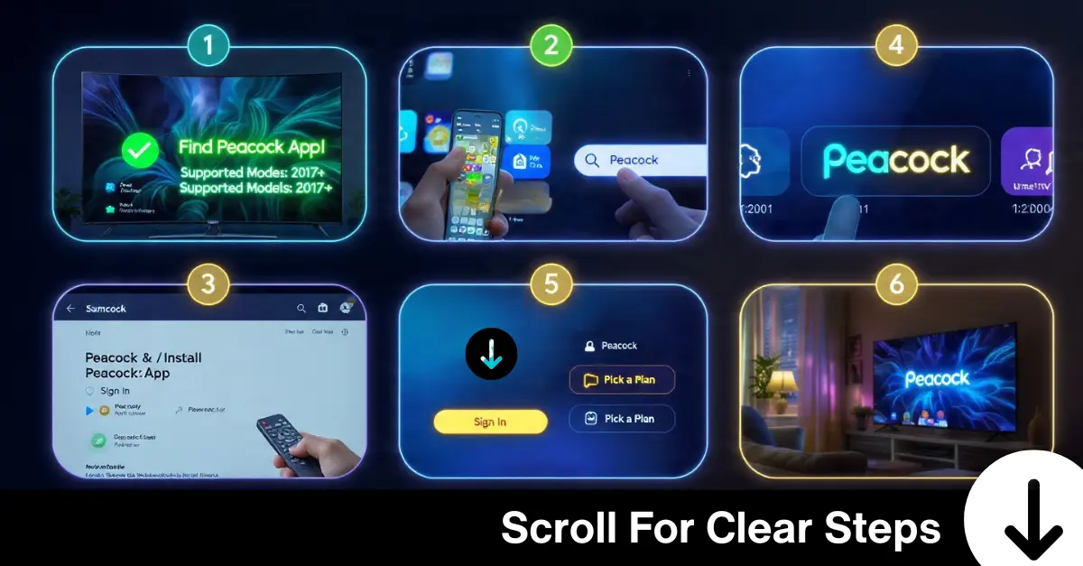 Peacock TV Activation Example